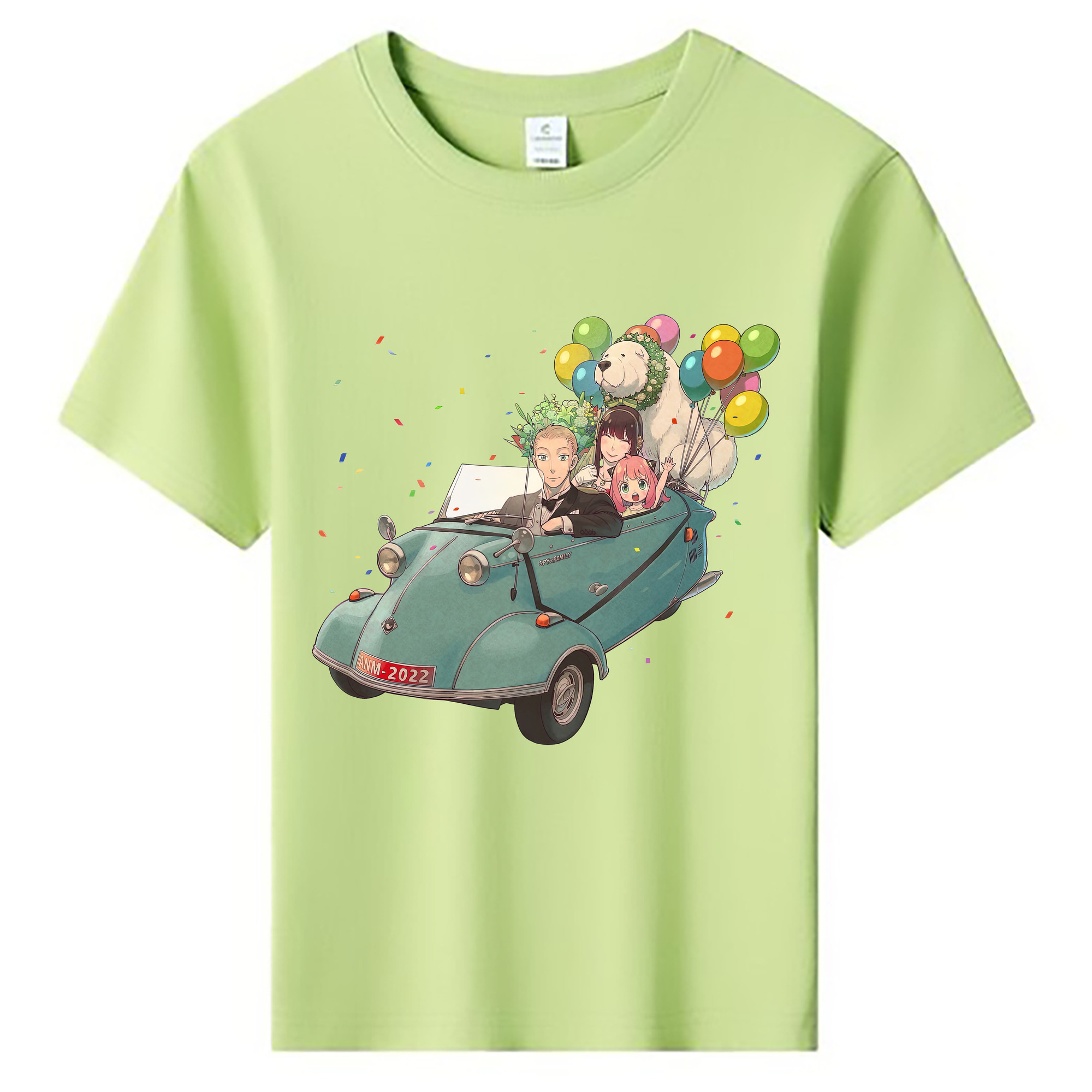 （画像用） SPY×FAMILY间谍家家酒 綿100％キッズTシャツ（フロントプリント）